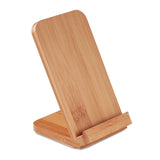 Chargeur Sans Fil En Bambou Wire&Stand Personnalisable Brown Chargeurs