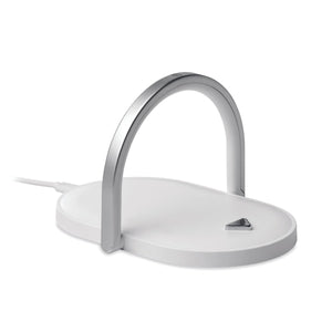 Chargeur Sans Fil Lampe Jupiter Personnalisable Blanc Chargeurs