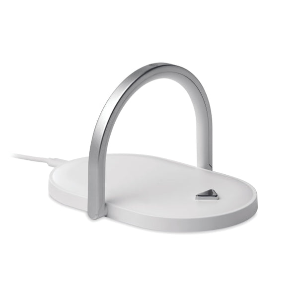 Chargeur Sans Fil Lampe Jupiter Personnalisable Blanc Chargeurs