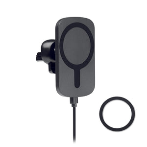 Chargeur Sans Fil Magnétique Adia Personnalisable Noir Chargeurs