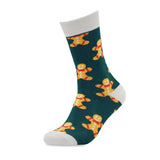 Chaussettes De Noël Taille L Joyful Personnalisable Yellow Textile