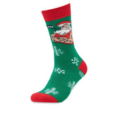 Chaussettes De Noël Taille L Joyful Personnalisable Green Textile