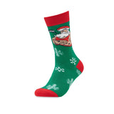 Chaussettes De Noël Taille M Joyful Personnalisable Green Textile