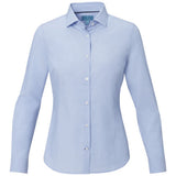 Chemise Cuprite Certifiée Gots À Manches Longues Pour Femme Personnalisable Bleu / Xs Vêtements
