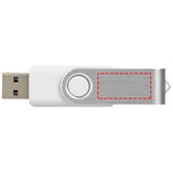 Clé Usb Rotative 32 Go Personnalisable Blanc / Unisexe