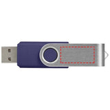 Clé Usb Rotative 32 Go Personnalisable Bleu Moyen / Unisexe