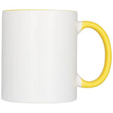 Coffret Cadeau 2 Pièces Sublimées Ceramic Personnalisable Jaune Récipients Boisson