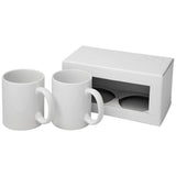 Coffret Cadeau 2 Pièces Sublimées Ceramic Personnalisable Récipients Boisson