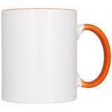 Coffret Cadeau 4 Pièces Sublimées Ceramic Personnalisable Orange Récipients Boisson