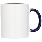 Coffret Cadeau 4 Pièces Sublimées Ceramic Personnalisable Bleu Récipients Boisson