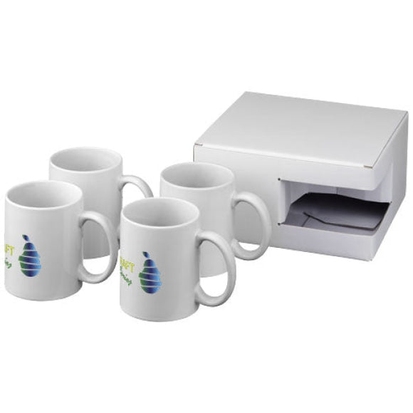 Coffret cadeau 4 pièces sublimées Ceramicpersonnalisable avec logo