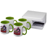 Coffret Cadeau 4 Pièces Sublimées Ceramic Personnalisable Récipients Boisson