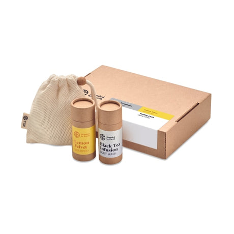 Coffret Cadeau De Voyage Style Personnalisable Brown Soins La Personne