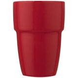Coffret Cadeau Staki De 4 Mugs Empilables 280 Ml Personnalisable Rouge Récipients Boisson
