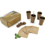 Coffret Carton 4 Pots De Semis Personnalisable Plantes Publicitaires