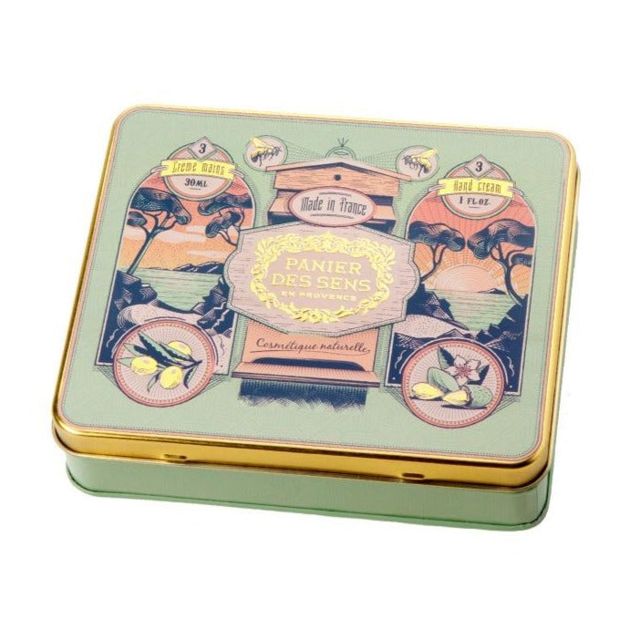 Coffret 3 crèmes mains Panier des Sens® fabrication France 🇫🇷