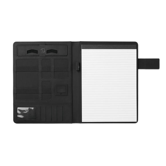 Conférencier A4 Et Powerbank Powerfoldy Personnalisable Noir Conférenciers