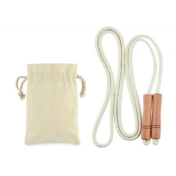 Corde À Sauter En Coton Jump Personnalisable Beige Sport & Santé