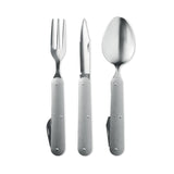 Couverts De Camping 3 Service Personnalisable Silver Plein Air