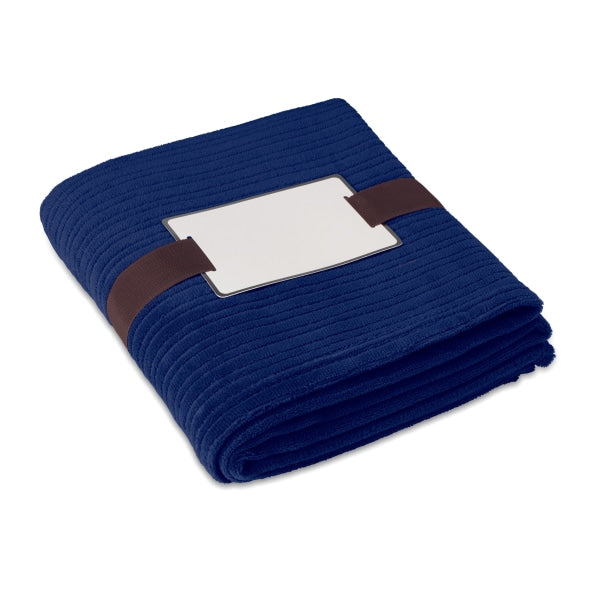 Couverture Polaire 240 Gr/M² Cap Code Personnalisable Blue Maison & Bien-Être