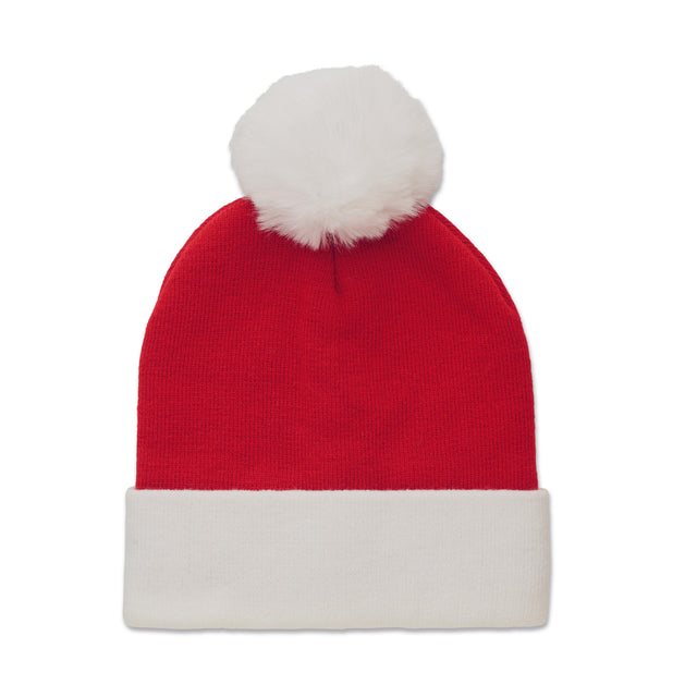 Bonnet de Noël tricoté MENSA personnalisable-0