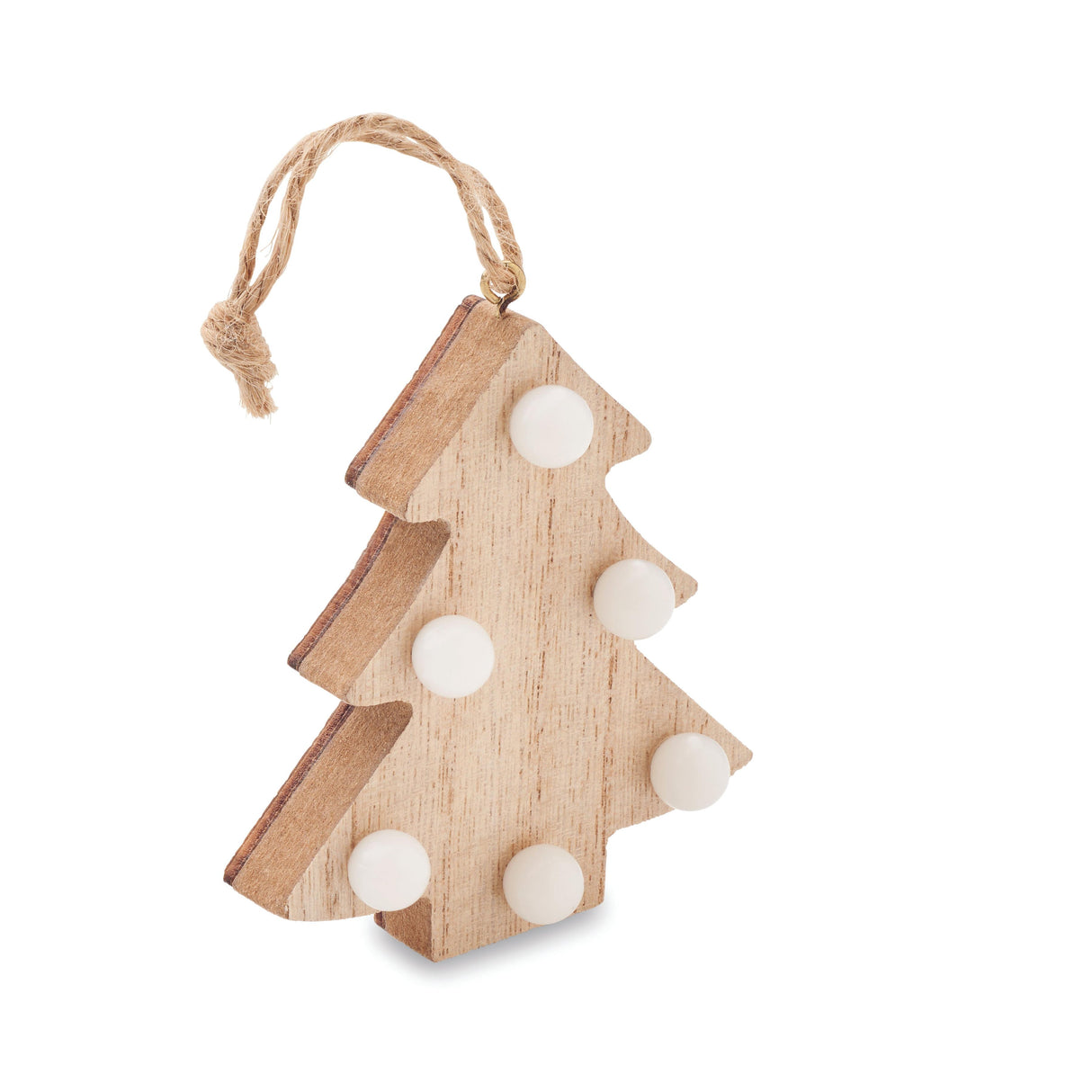 Sapin en bois avec lumières LULIE personnalisable-0