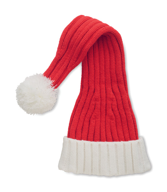 Long bonnet de Noël en tricot ORION personnalisable-0