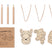 Décorations en bois à dessiner FUNCOOL personnalisable-0
