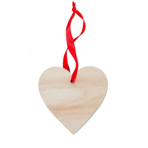 Décoration De Noël En Bois Wooheart Personnalisable Brown