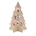 Décoration De Sapin En Bois Silueta Personnalisable Brown