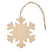 Décoration Forme Flocon En Neuy Personnalisable Brown
