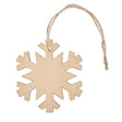 Décoration Forme Flocon En Neuy Personnalisable Brown