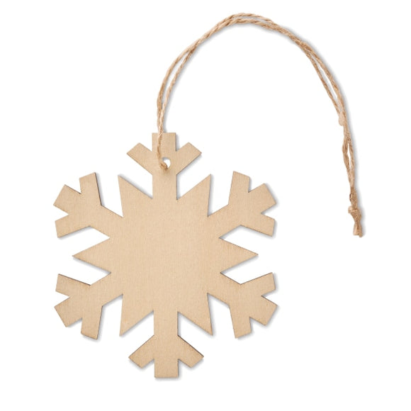 Décoration Forme Flocon En Neuy Personnalisable Brown