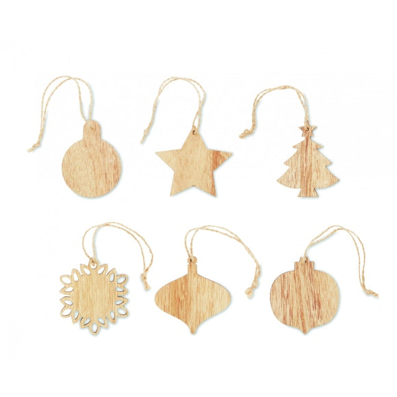 Décorations De Noël En Bois Chriset Personnalisable Brown Décoration