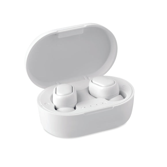 Écouteurs Tws En Abs Recyclé Rwing Personnalisable White Audio & Son