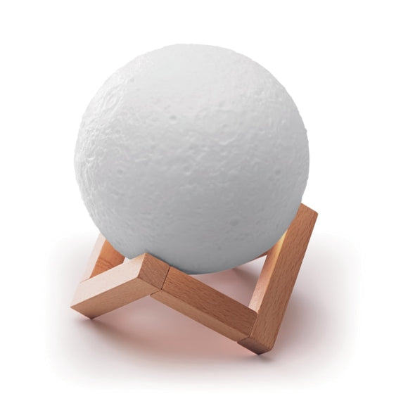 Enceinte Sans Fil Forme Lune Lune Personnalisable White Audio & Son