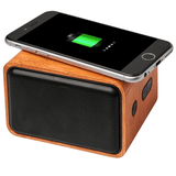Enceinte Wooden Avec Chargeur À Induction Personnalisable Audio & Vidéo