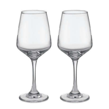 Ensemble De 2 Verres À Vin Cheers Personnalisable Transparent Accessoires
