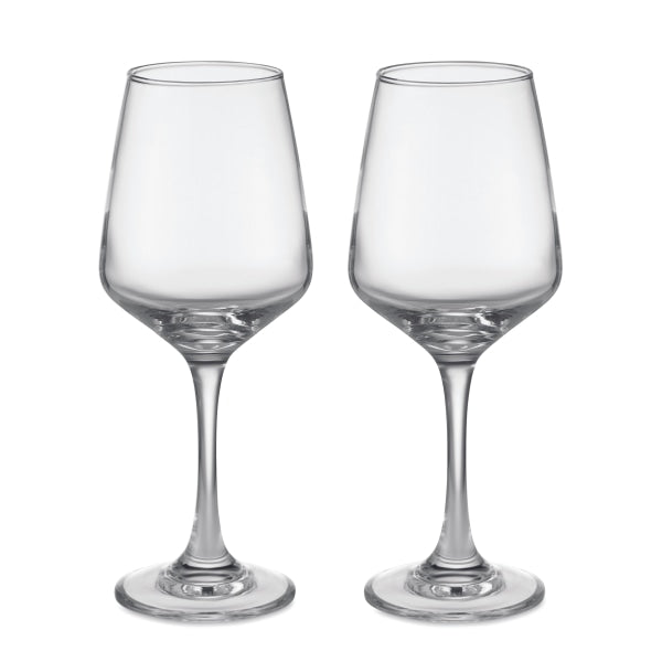 Ensemble De 2 Verres À Vin Cheers Personnalisable Transparent Accessoires