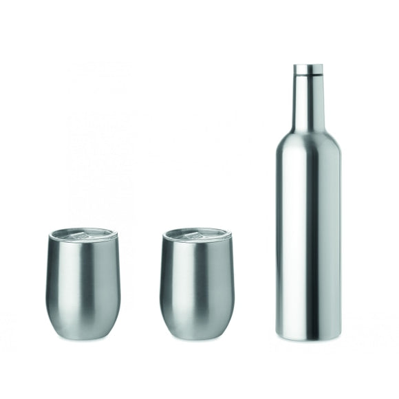 Ensemble De Bouteille & Tasses Chin Set Personnalisable Silver Accessoires