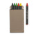 Etui 6 Crayons Cire Brabo Personnalisable Multicolour Dessin