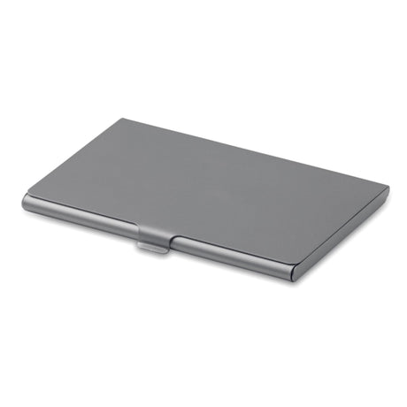 Etui Cartes De Visite En Métal Stanwell Personnalisable Silver Accessoires Voyage