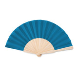 Eventail Manuel. Fanny Wood Personnalisable Blue Articles De Plage
