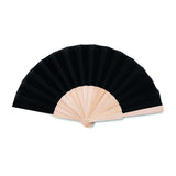 Eventail Manuel. Fanny Wood Personnalisable Black Articles De Plage
