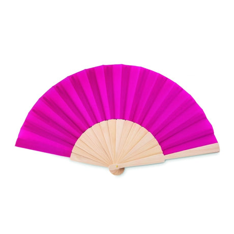 Eventail Manuel. Fanny Wood Personnalisable Pink Articles De Plage