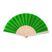 Eventail Manuel. Fanny Wood Personnalisable Green Articles De Plage
