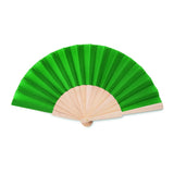 Eventail Manuel. Fanny Wood Personnalisable Green Articles De Plage