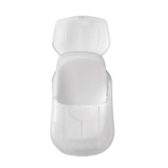 Feuilles De Savon En Étui Pp Soap To Go Personnalisable Transparent Premiers Secours