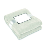 Flanelle Blanche Davos Personnalisable Beige Maison & Bien-Être