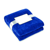 Flanelle Blanche Davos Personnalisable Blue Maison & Bien-Être